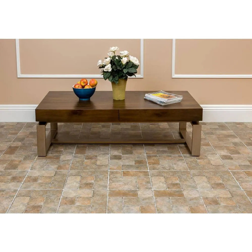 ACHIM Nexus Quartrose 12 in. x 12 in. Peel and Stick Granite Vinyl Tile (20 sq. ft. / case), photo 2 of 3