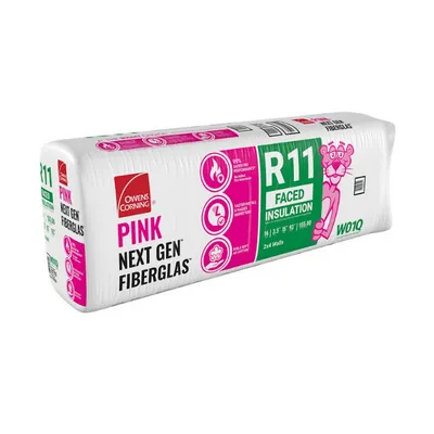 EcoTouch R11 Kraft-Faced Fiberglass Insulation Batt