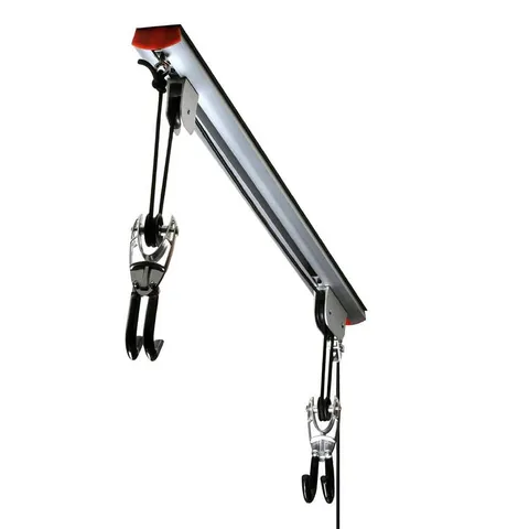 Black 1-Bike Ceiling Mount Heavy Duty Garage Bike Rack