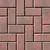 Oldcastle Paper Sample Only: 8 in. L x 4 in. W x 2.25 in. H 60 mm Red/Charcoal Holland Pavers Sample Board (1-Piece), photo 4 of 4