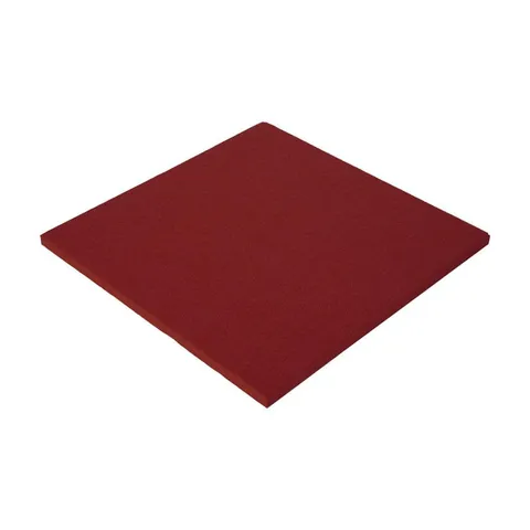 R-1.11 Red Acoustic Faced Panel – Sound Absorbing Fabric Square