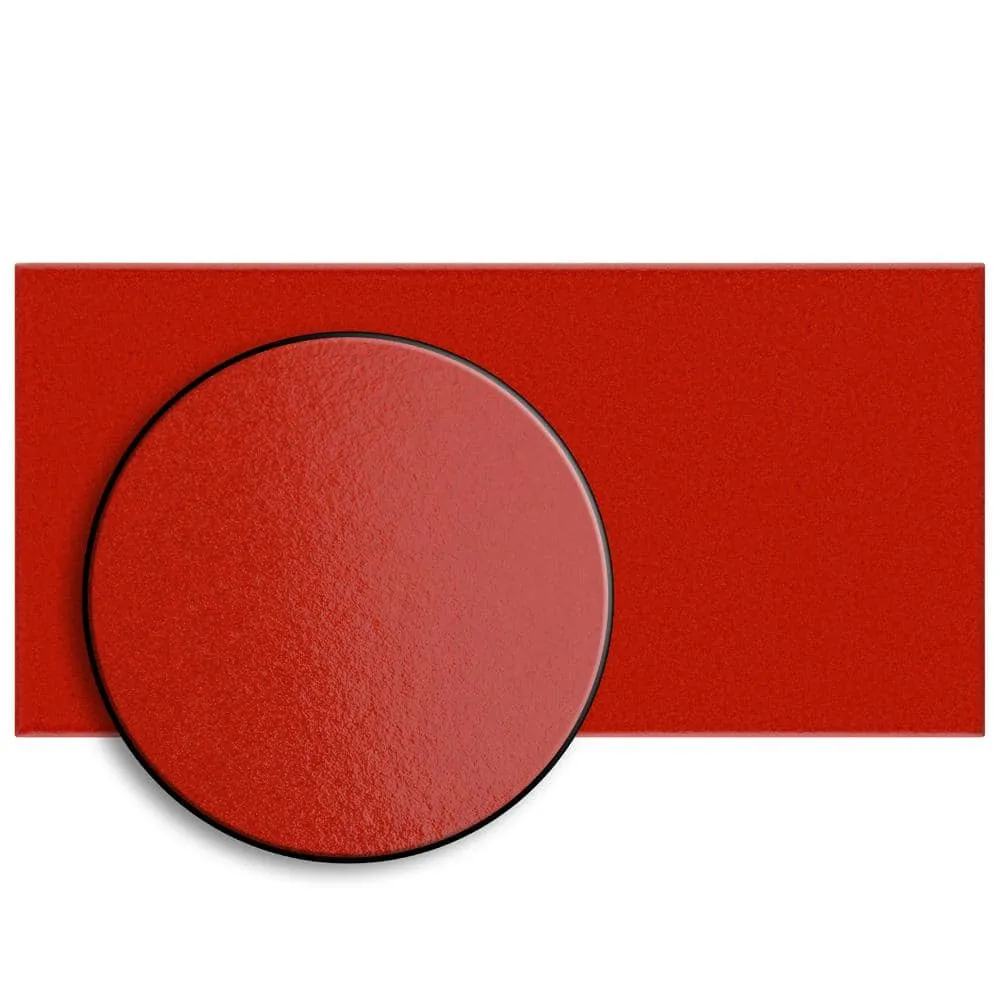 Merola Tile Projectos Bold Red 3-7/8 in. x 7-3/4 in. Matte Ceramic Subway Floor and Wall Tile (11.0 sq. ft. / Case), photo 6 of 8