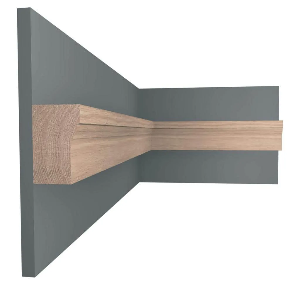Ekena Millwork WM180 1.25 in. D x 2 in. W x 96 in. L Wood (Red Oak) Crown Molding, photo 10 of 13