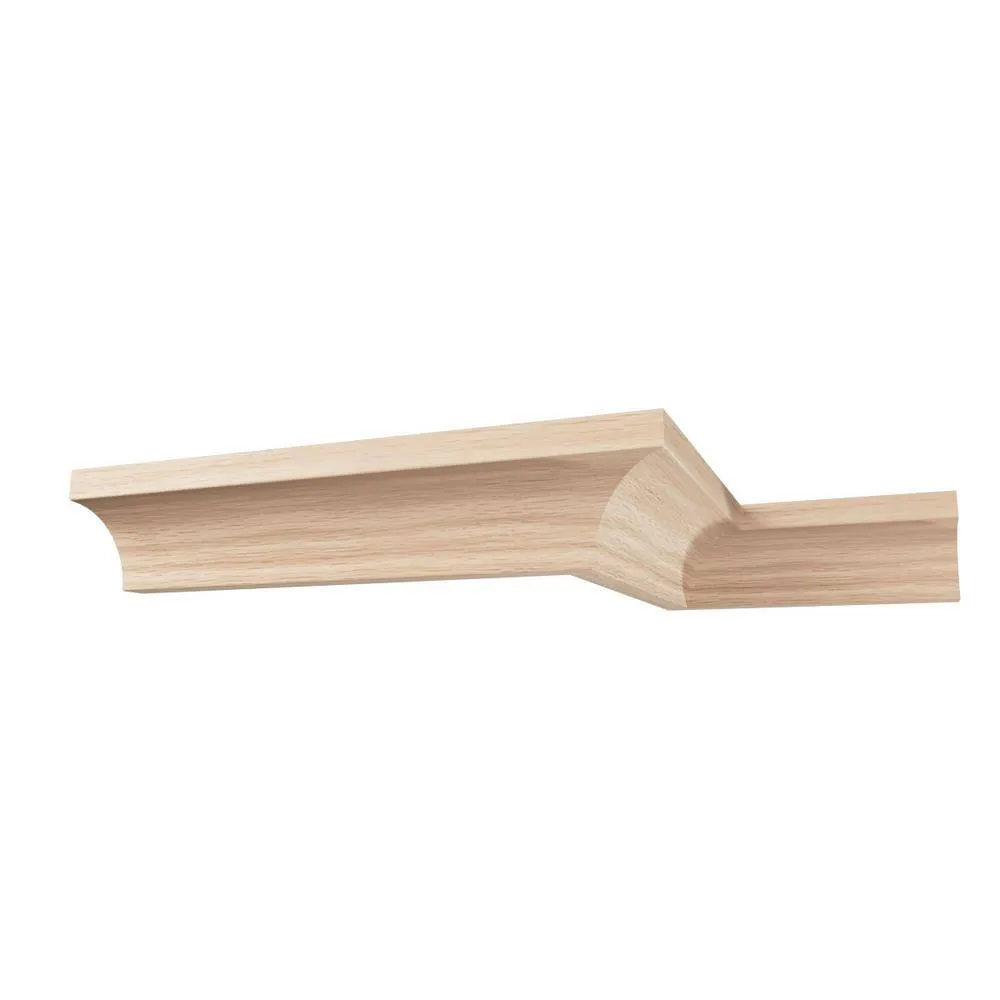 Ekena Millwork WM86 0.56 in. D x 1.63 in. W x 96 in. L Wood (Red Oak) Crown Molding, photo 10 of 13