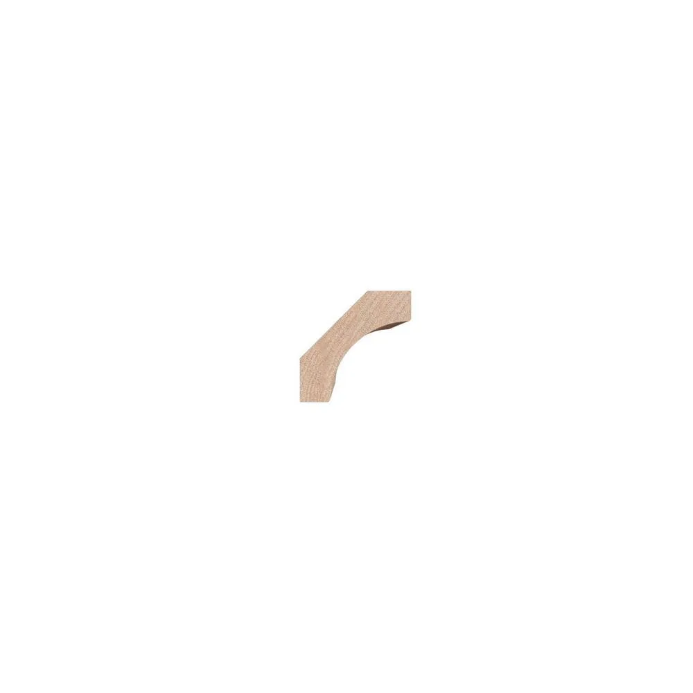 Ekena Millwork WM86 0.56 in. D x 1.63 in. W x 96 in. L Wood (Red Oak) Crown Molding, photo 4 of 13