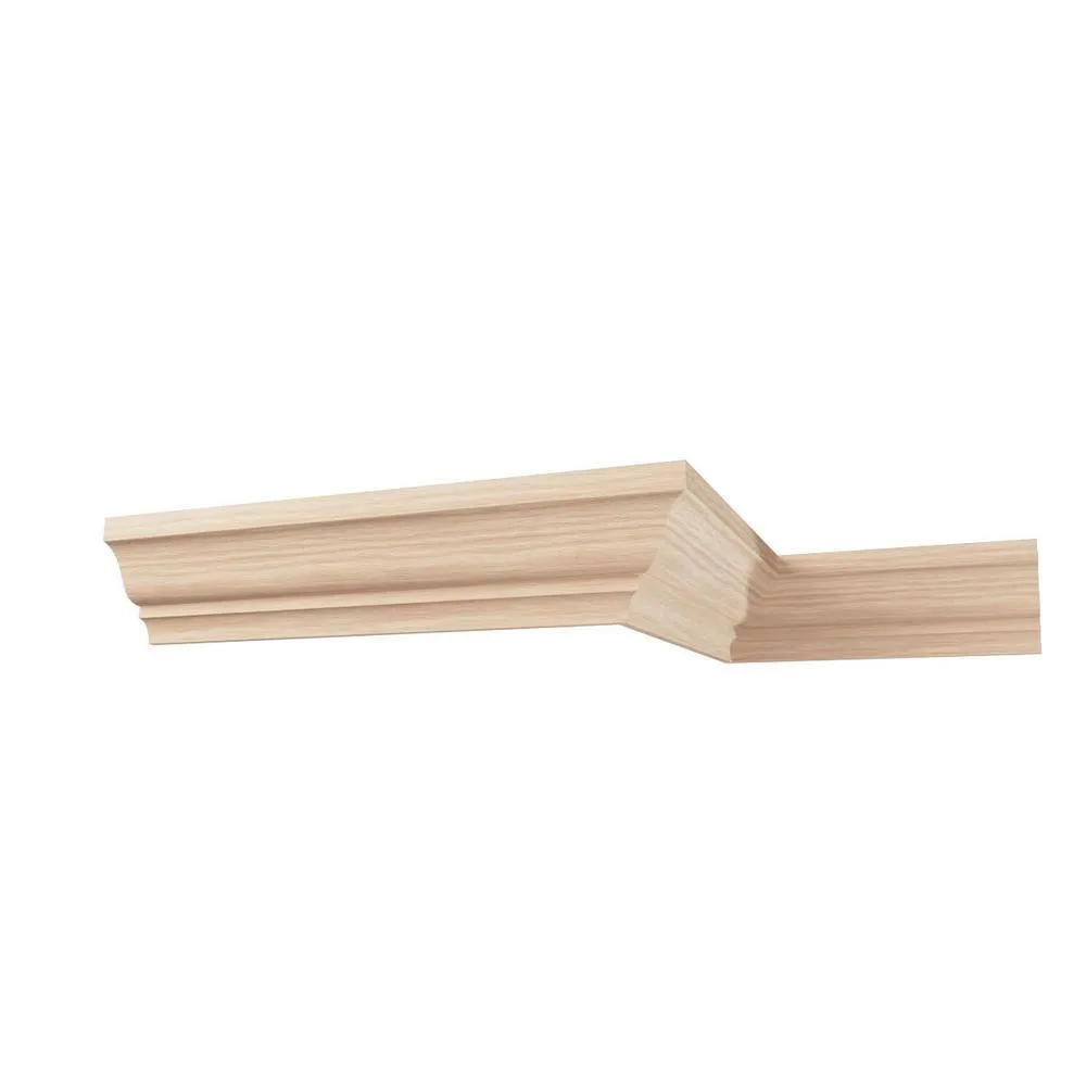 Ekena Millwork WM49 0.56 in. D x 3.63 in. W x 96 in. L Wood Red Oak Crown Moulding, photo 10 of 13