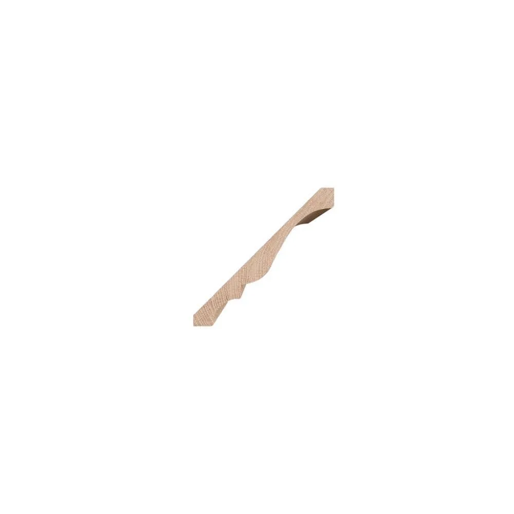 Ekena Millwork WM45 0.59 in. D x 5.25 in. W x 96 in. L Wood (Red Oak) Crown Molding, photo 4 of 13