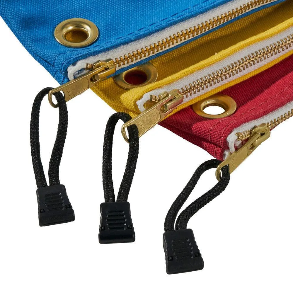 Klein Tools Assorted Canvas Zipper Tool Bags, No. 8 Canvas, 10 x 8 x 3.5 in, 3-Pack (5539CPAK), photo 5 of 6
