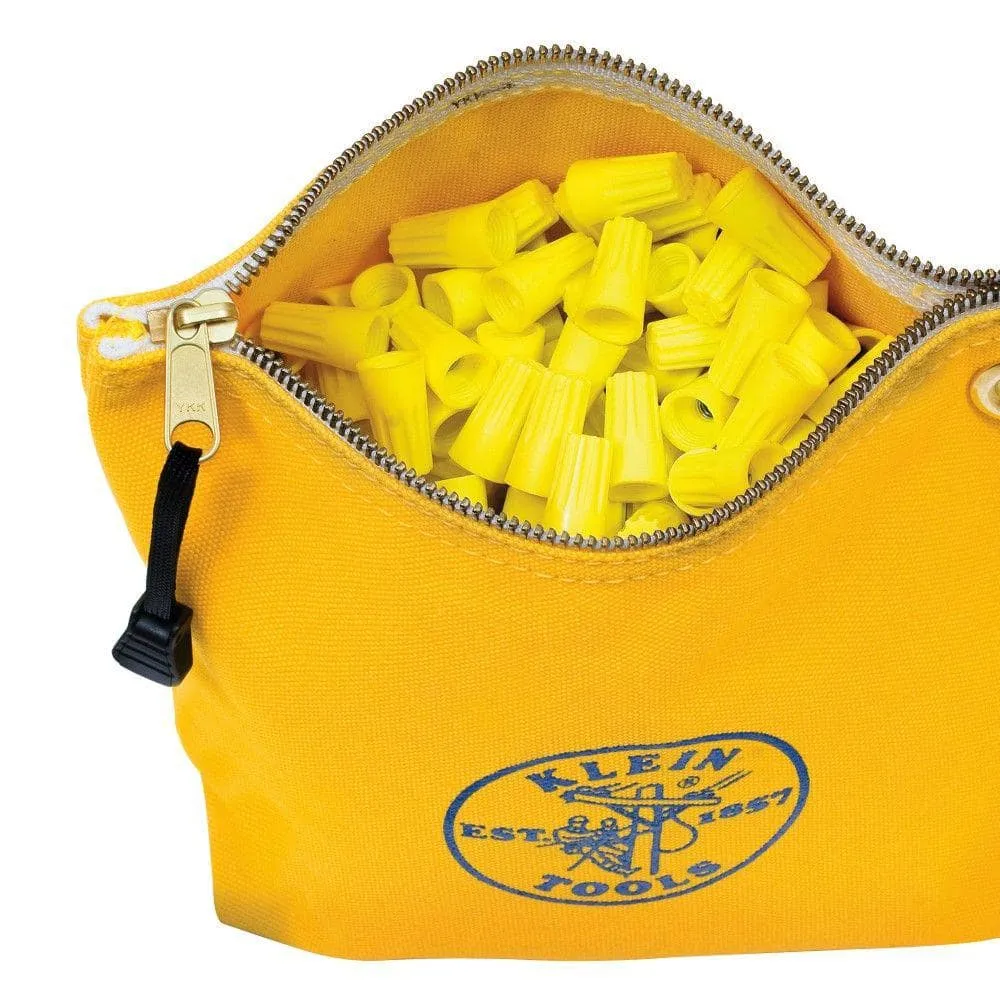 Klein Tools Assorted Canvas Zipper Tool Bags, No. 8 Canvas, 10 x 8 x 3.5 in, 3-Pack (5539CPAK), photo 3 of 6