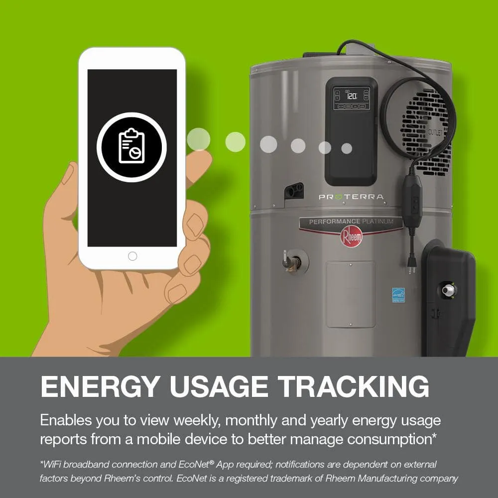 Rheem ProTerra 80 Gal. Smart Heat Pump Water Heater with Leak Detection, photo 9 of 13