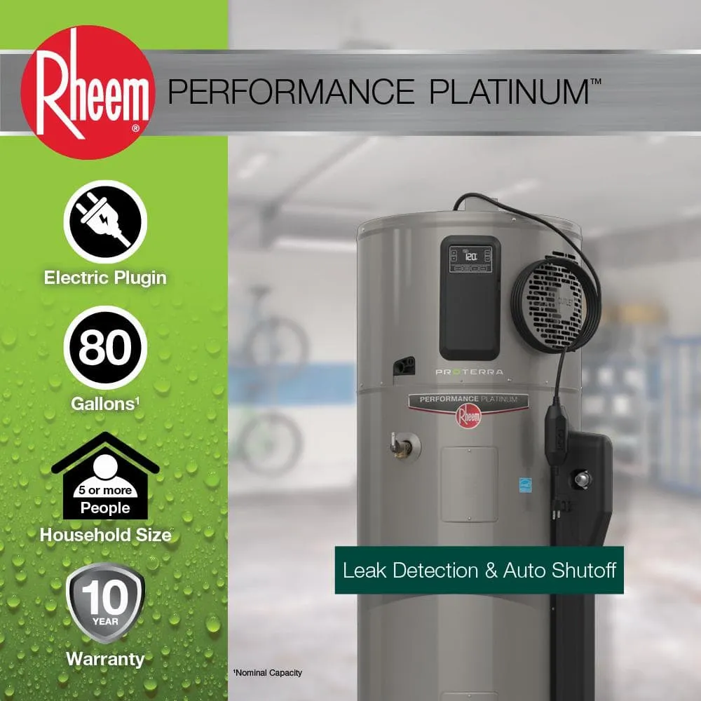 Rheem ProTerra 80 Gal. Smart Heat Pump Water Heater with Leak Detection, photo 2 of 13