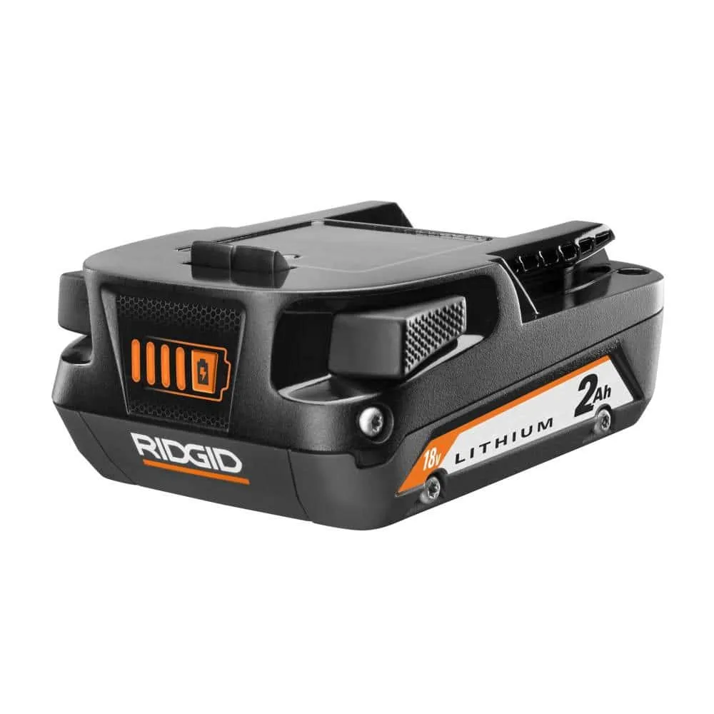 RIDGID 18V Brushless Cordless 3 in. x 18 in. Belt Sander Kit with (1) 2.0 Ah Battery and Charger, photo 8 of 11