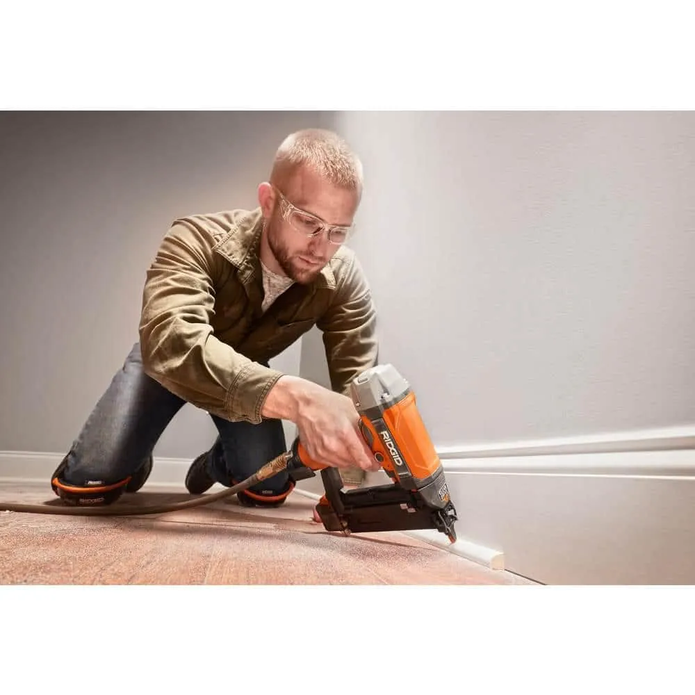 RIDGID Pneumatic 18-Gauge 2-1/8 in. Brad Nailer and 23-Gauge Headless Pin Nailer, photo 9 of 12