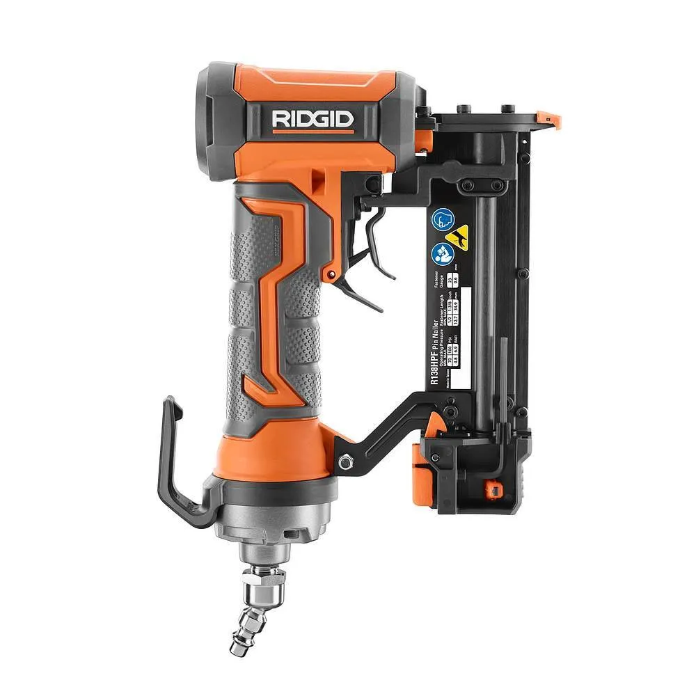 RIDGID Pneumatic 18-Gauge 2-1/8 in. Brad Nailer and 23-Gauge Headless Pin Nailer, photo 7 of 12