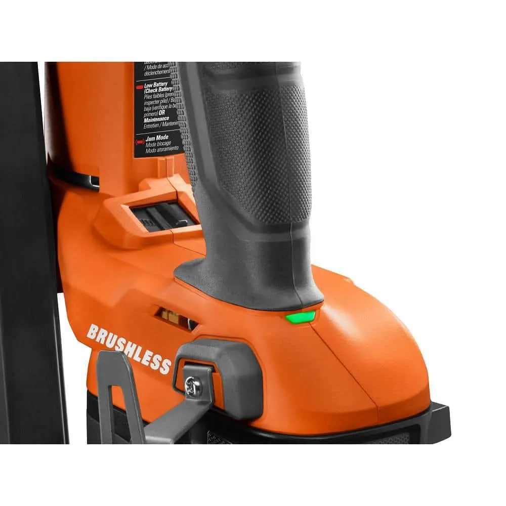 RIDGID 18V Brushless Cordless 21° 3-1/2 in. Framing Nailer & 18V Brushless Cordless 18-Gauge 2-1/8 in. Brad Nailer (Tools Only), photo 11 of 14