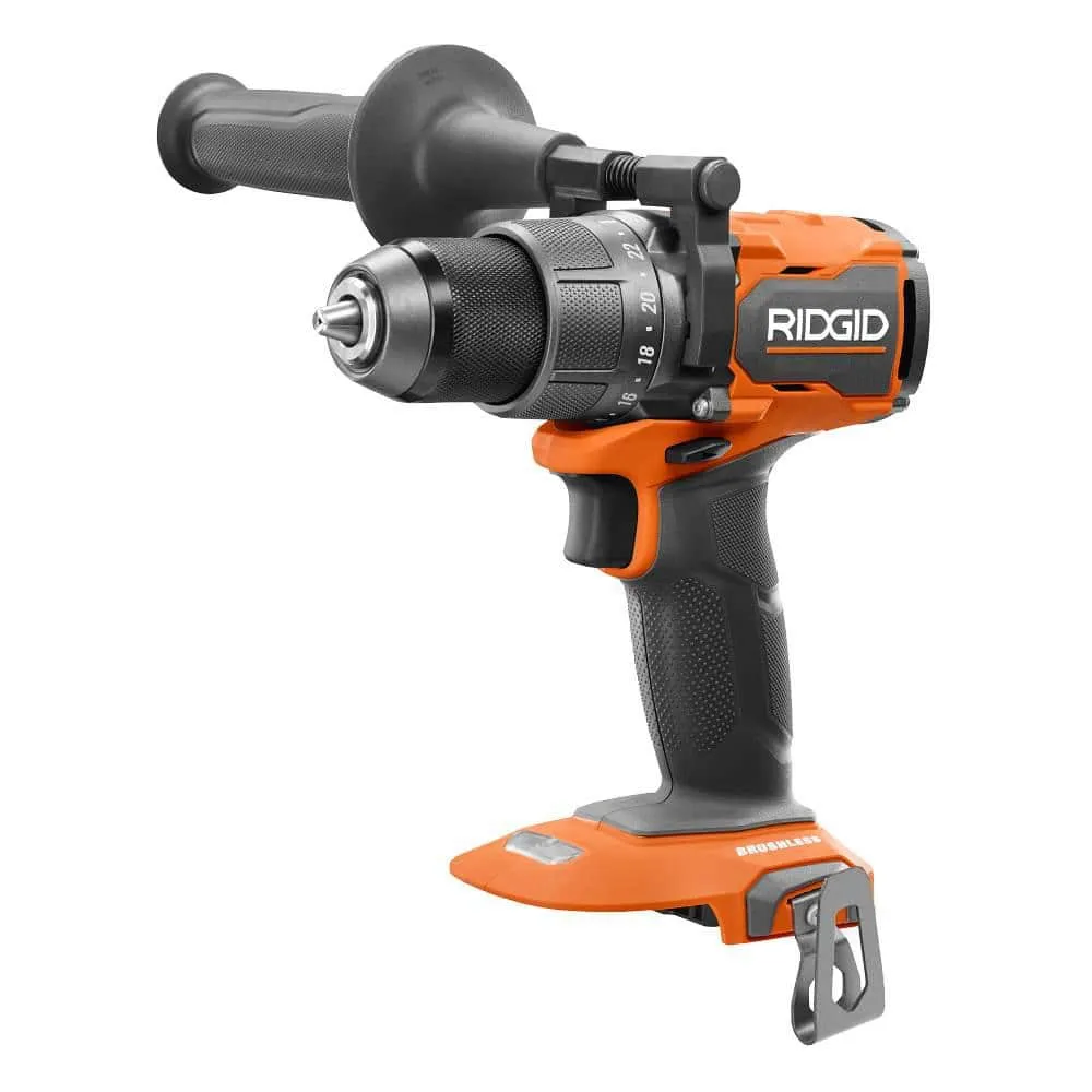 RIDGID 18V Brushless Cordless 18-Gauge 2-1/8 in. Brad Nailer with Brushless Cordless 1/2 in. Drill/Driver (Tools Only), photo 7 of 13