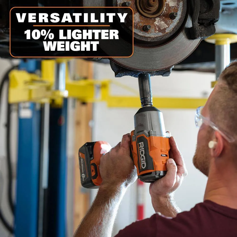 RIDGID 18V Brushless Cordless 2-Tool Combo Kit with High-Torque Impact Wrench, Hammer Drill/Driver, 4.0 Ah Battery, and Charger, photo 5 of 13