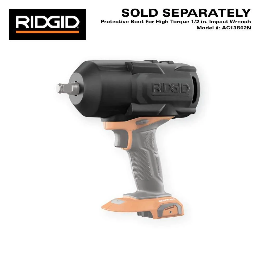 RIDGID 18V Brushless Cordless 2-Tool Combo Kit with High-Torque Impact Wrench, Hammer Drill/Driver, 4.0 Ah Battery, and Charger, photo 11 of 13