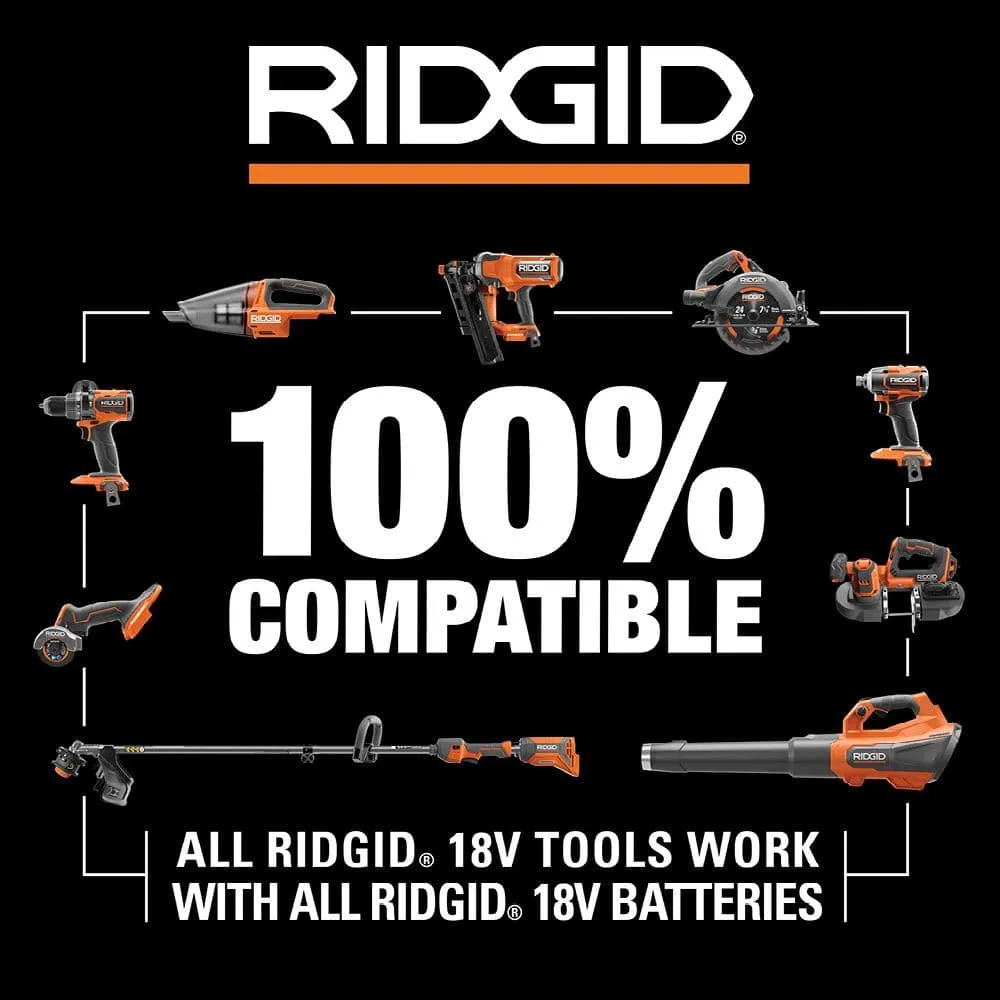 RIDGID 18V Brushless Cordless 2-Tool Combo Kit with SubCompact Barrel Grip Jig Saw and Compact Router (Tools Only), photo 11 of 11
