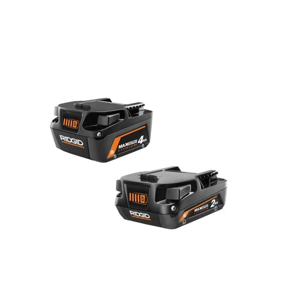 RIDGID 18V Brushless Cordless 3-Tool Combo Kit w/ Hammer Drill, Impact Driver, Compact Jobsite Blower, Batteries, Charger & Bag, photo 10 of 12