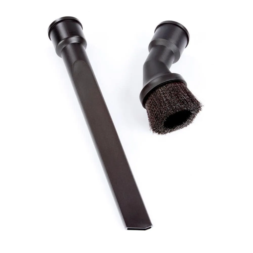 1-1/4 in. to 1-7/8 in. Dusting Brush and Crevice Tool Accessory Kit for RIDGID Wet/Dry Shop Vacuums, photo 6 of 8