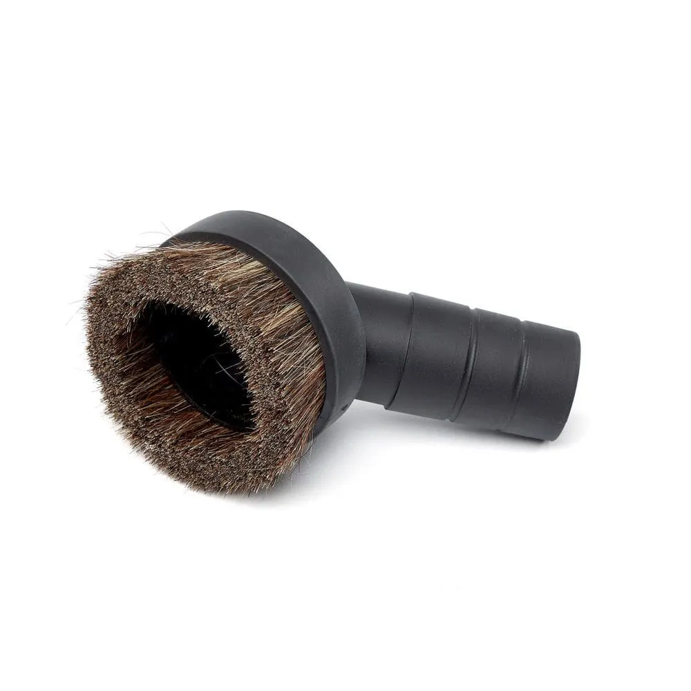 1-1/4 in. Natural Hair Dusting Brush Shop Vac Attachment with 1-7/8 in., 2-1/2 in. Adapters for RIDGID Wet Dry Vacuums, photo 7 of 11
