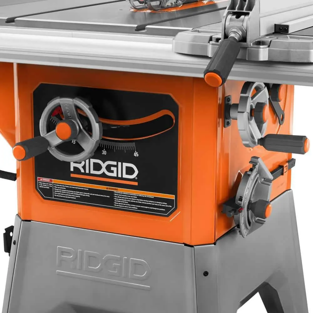 RIDGID 13 Amp 10 in. Professional Cast Iron Table Saw (R4520), photo 3 of 8