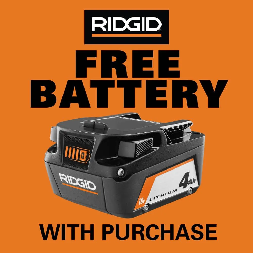 RIDGID 18V Brushless Cordless Compact Trim Router Kit with 18V Lithium Ion 2.0 Ah Battery and Charger, photo 2 of 10