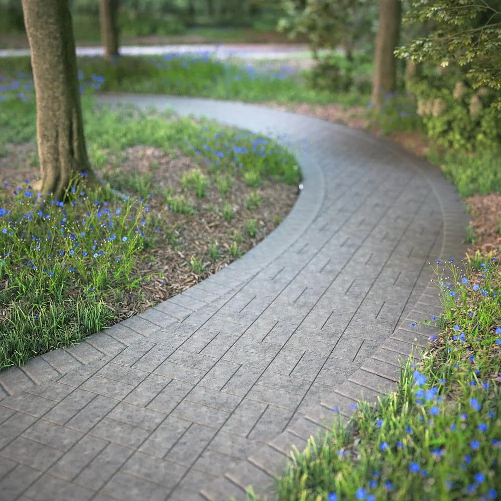 Pavestone Holland 45 mm 7.87 in. L x 3.94 in. W x 1.77 in. H Rivertown Blend Concrete Paver ( 672-Piece/145 sq. ft./Pallet), photo 3 of 8
