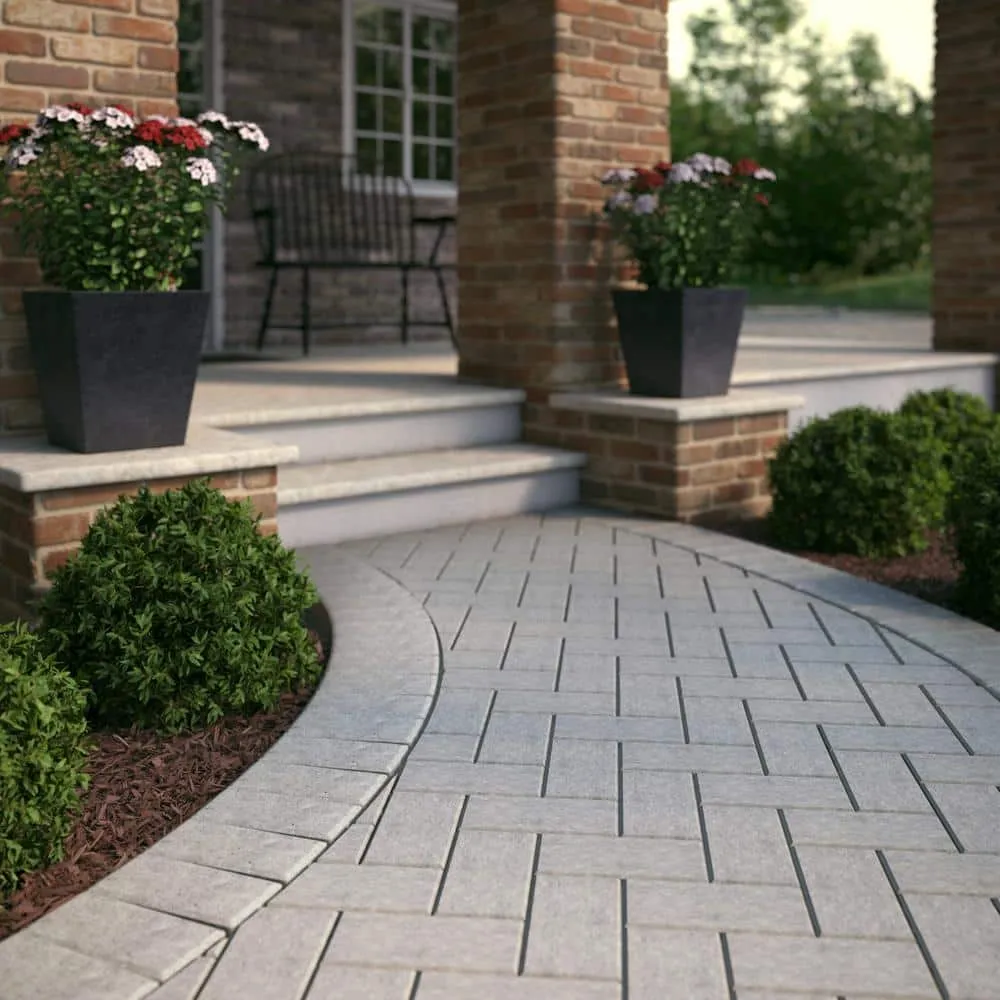 Pavestone Holland 45 mm 7.87 in. L x 3.94 in. W x 1.77 in. H Rivertown Blend Concrete Paver ( 672-Piece/145 sq. ft./Pallet), photo 7 of 8