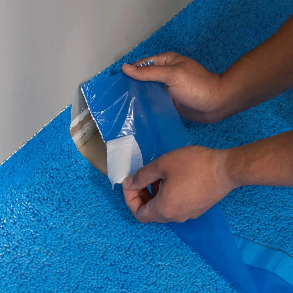 ROBERTS AirGuard 100 sq. ft. 40 in. x 30 ft. x 2 mm 5-in-1 Underlayment with Microban for Laminate and Engineered Wood Floors, photo 4 of 8