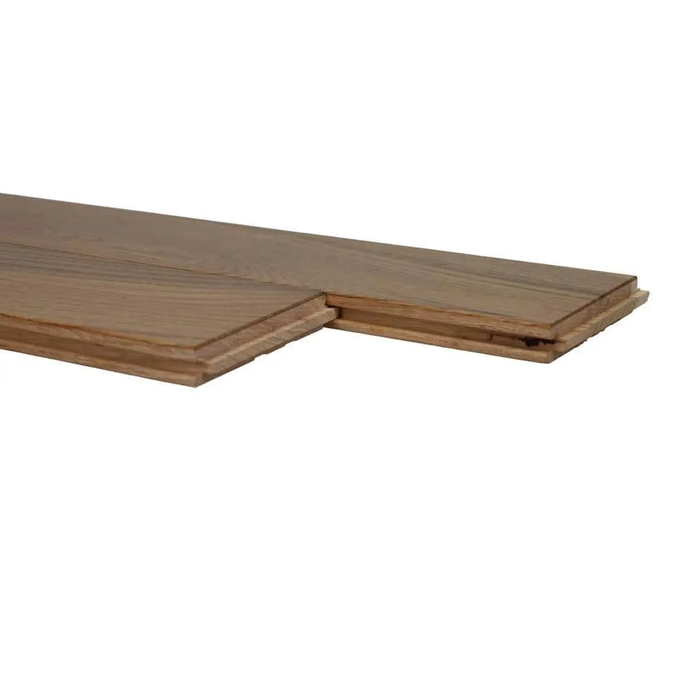 Blue Ridge Hardwood Flooring Northern Coast Rock Cliffs Oak 3/4 in. T x 5 in. W Smooth Solid Hardwood Flooring (20 sq.ft./case), photo 6 of 9