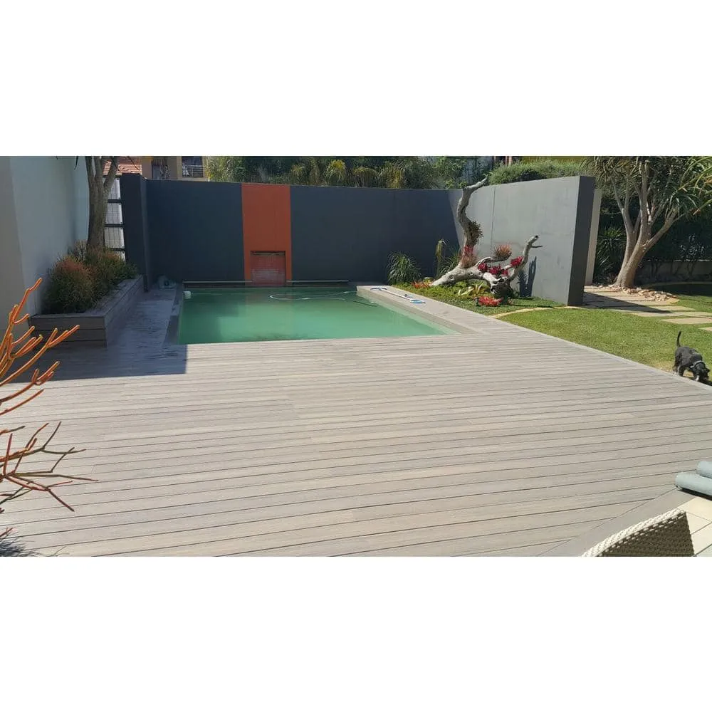 NewTechWood UltraShield Naturale Voyager Series 1 in. x 6 in. x 16 ft. Roman Antique Hollow Composite Decking Board (10-Pack), photo 2 of 9