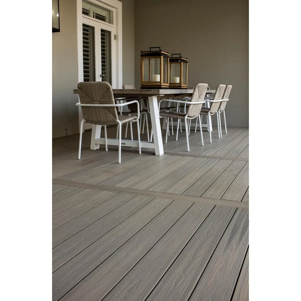 NewTechWood UltraShield Natural Voyager 1 in. x 6 in. x 8 ft. Roman Antique Hollow Composite Decking Board, photo 2 of 7