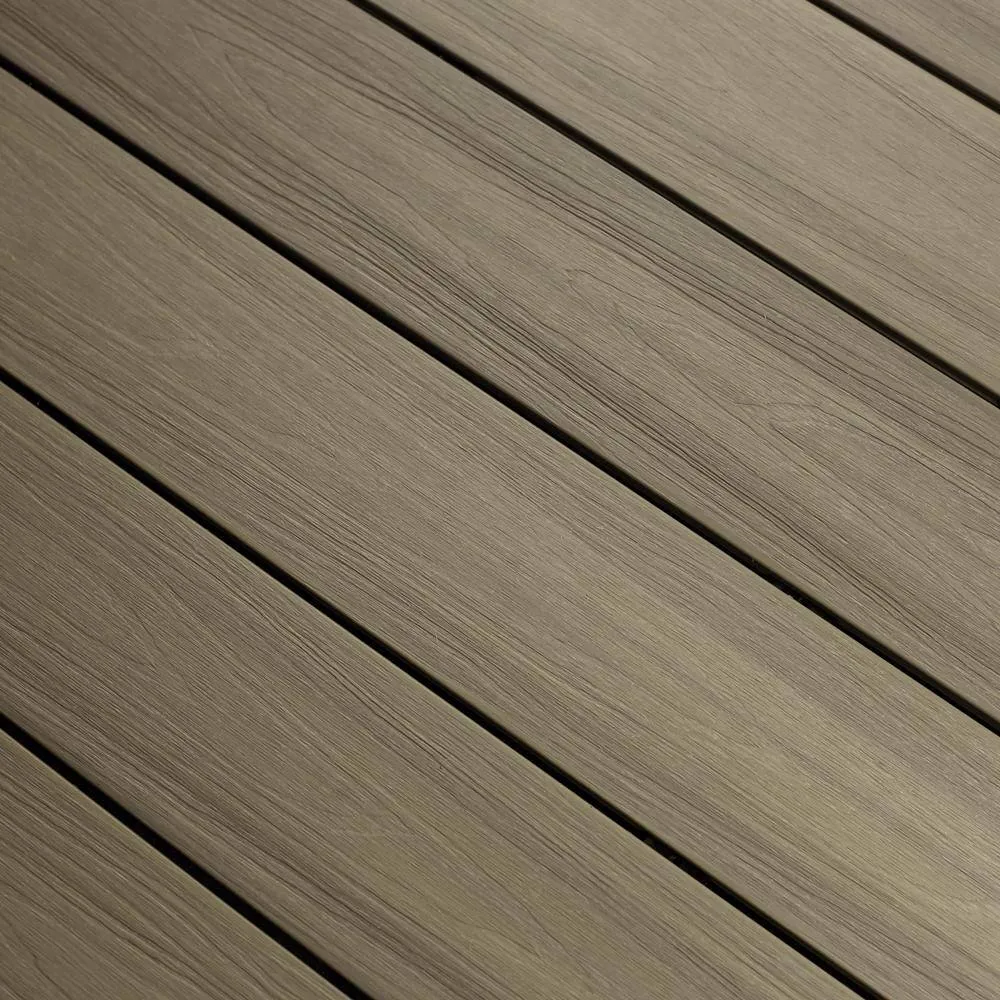 NewTechWood UltraShield Naturale Voyager 1 in. x 6 in. x 1 ft. Roman Antique Hollow Composite Decking Board Sample, photo 7 of 8