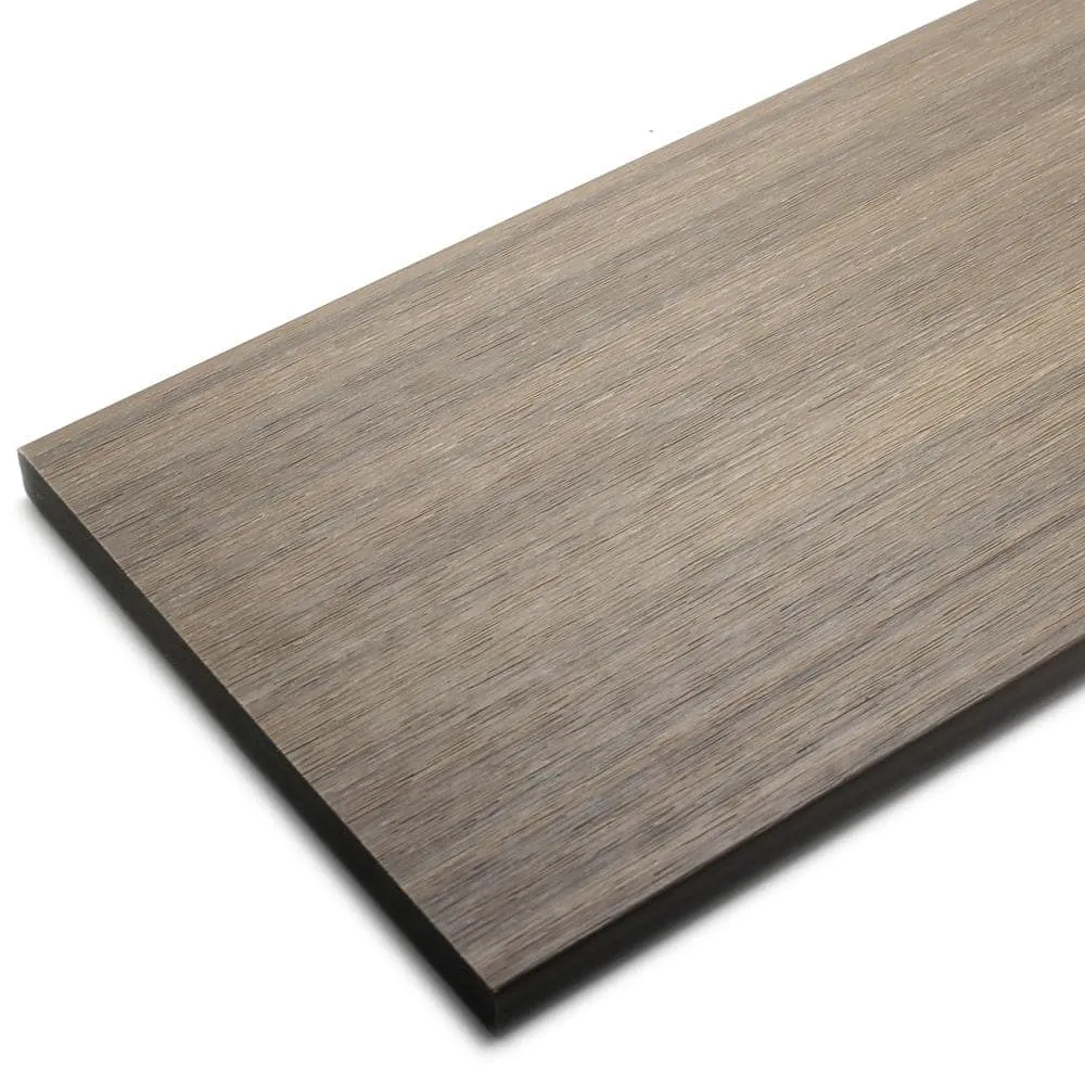 NewTechWood UltraShield 0.6 in. x 12 in. x 12 in. Roman Antique Fascia Composite Decking Board Sample, photo 4 of 5