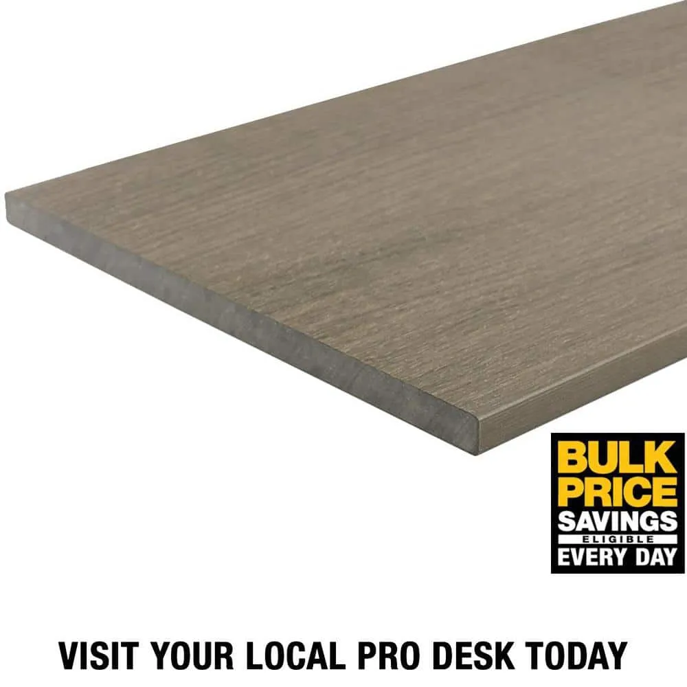 NewTechWood UltraShield 0.6 in. x 12 in. x 12 ft. Roman Antique Fascia Composite Decking Board, photo 2 of 7
