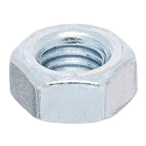 M8-1.25 mm Zinc-Plated Steel Metric Hex Nut, 100-Pack