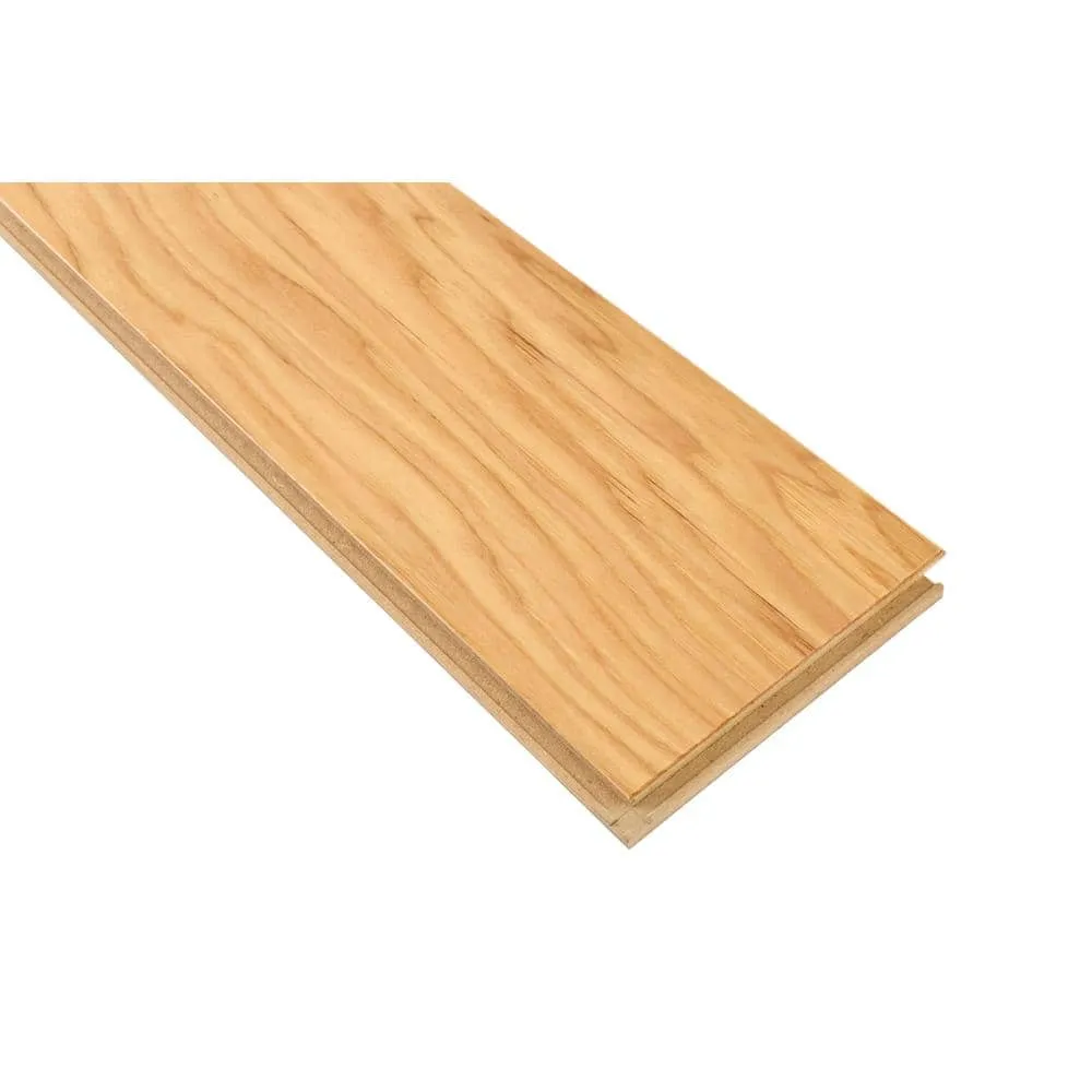 Bruce American Home Rustic Natural Hickory 3/8 in. T x 5 in. W T+G Smooth Engineered Hardwood Flooring (22 sq.ft./ctn), photo 3 of 8
