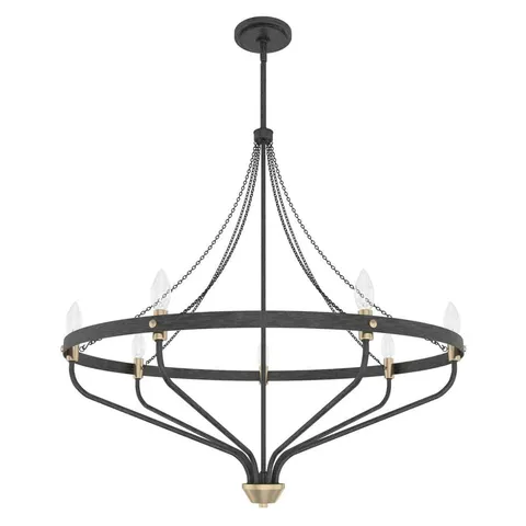 Merlin 7-Light Rustic Iron Chandelier
