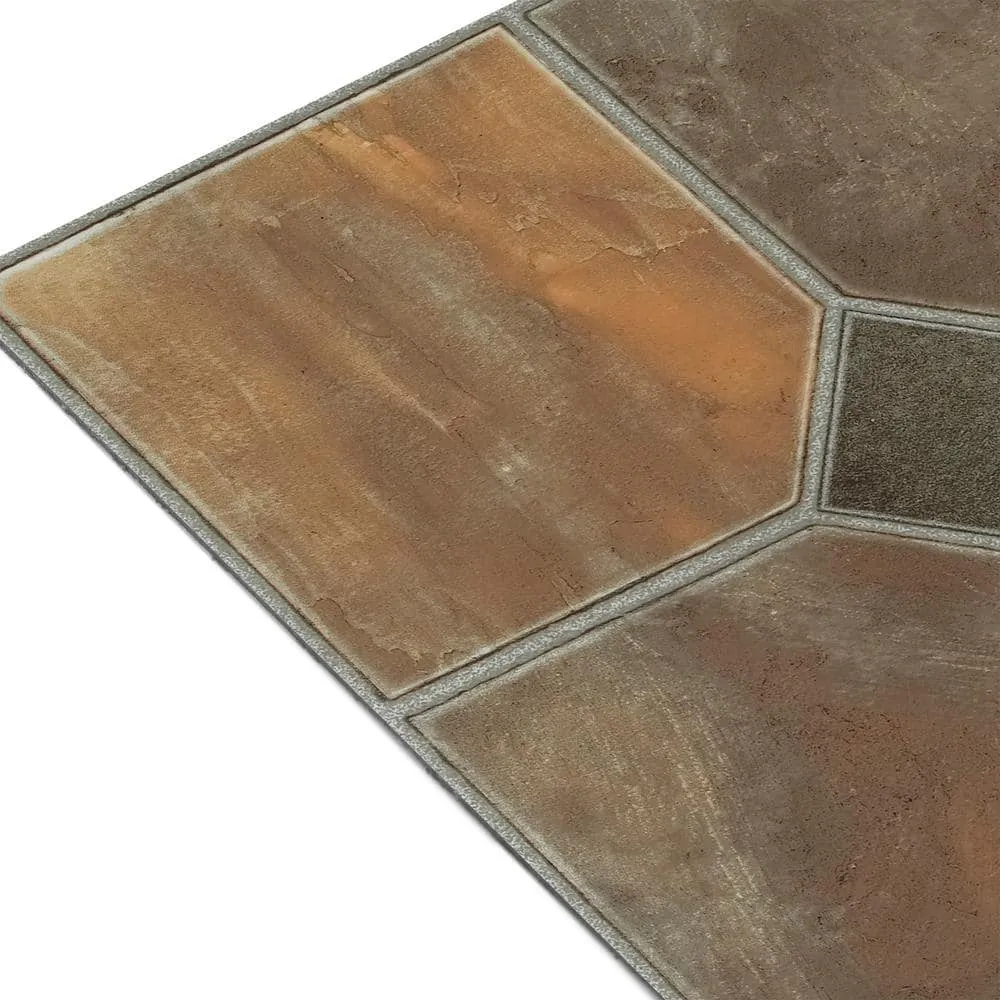 ACHIM Sterling Rustic Slate 12 in. x 12 in. Peel and Stick Vinyl Tile (45 sq. ft. / case), photo 2 of 7