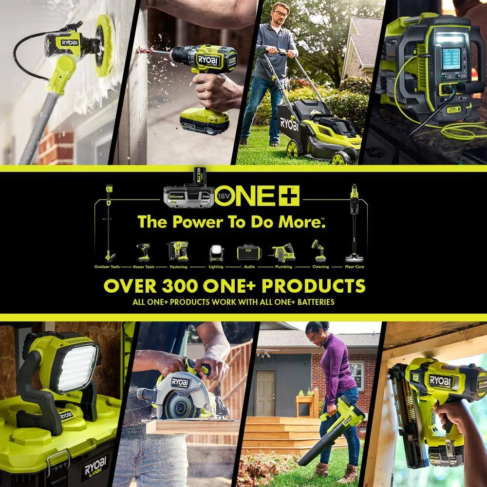 RYOBI ONE+ 18V Cordless 1/2 in. x 18 in. Belt Sander with 2.0 Ah Battery and Charger, photo 12 of 12