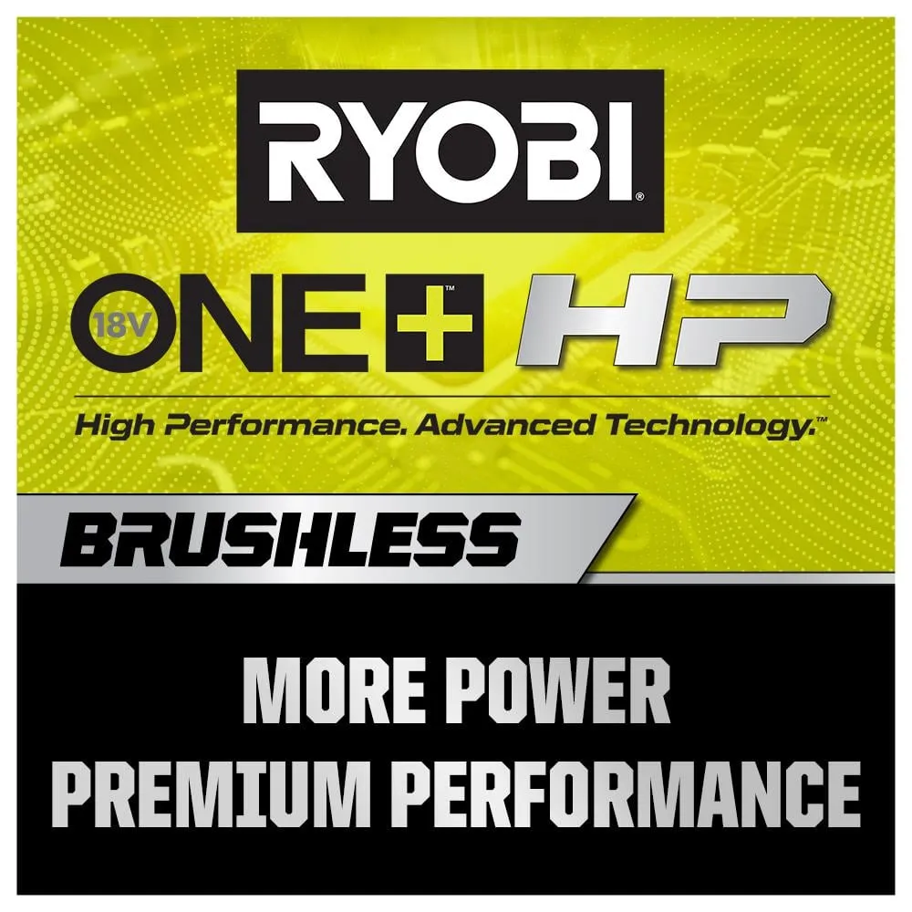 RYOBI ONE+ HP 18V 6.0 Ah Lithium-Ion HIGH PERFORMANCE Battery and Charger Kit with ONE+ HP 18V Brushless SDS Rotary Hammer, photo 2 of 13