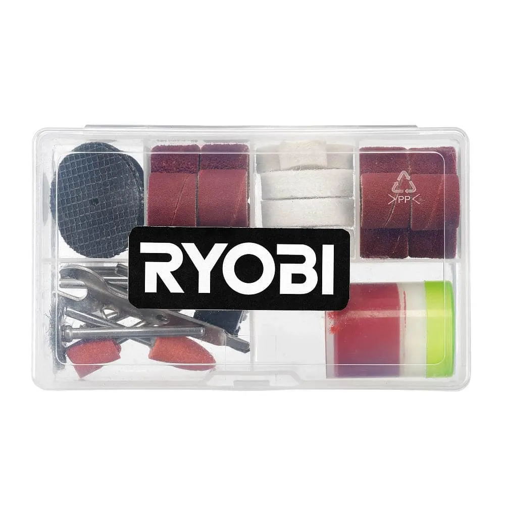 RYOBI 12V Cordless Rotary Tool Kit with Rotary Tool 29-Piece Sanding and Polishing Kit (For Wood, Metal and Plastic), photo 8 of 13