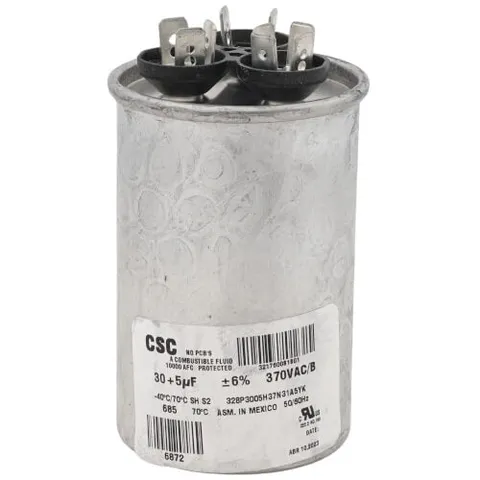 S1-02424778700 30/5 MFD Round Run Capacitor (370V)