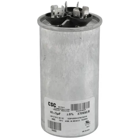 S1-02425893700 40/5 MFD Round Dual Run Capacitor (370V)