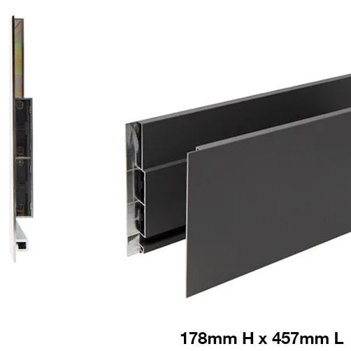 Salice Lineabox 2-Sided Drawer Box System, 75mm/101mm/178mm/237mm Profiles, 229-533mm Lengths, Aluminum, White or Gray, photo 12 of 12