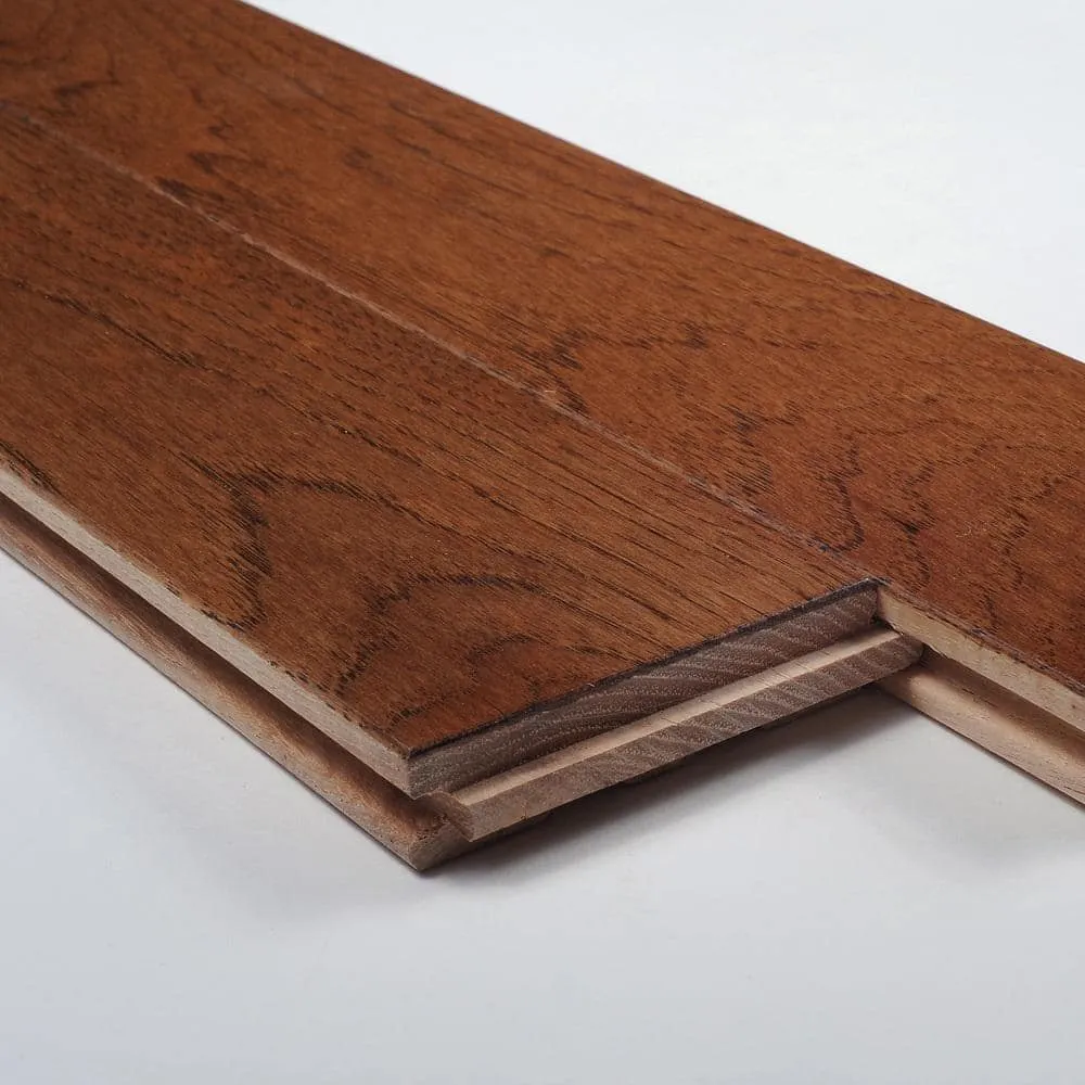 Blue Ridge Hardwood Flooring Hickory Sable 3/4 in. Thick x 3 in. Wide x Random Length Solid Hardwood Flooring (24 sqft/case), photo 7 of 8