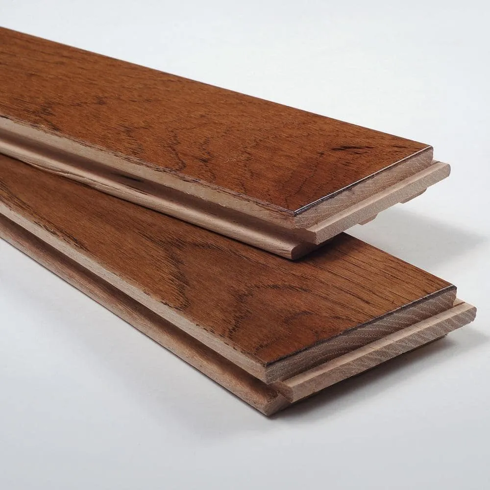 Blue Ridge Hardwood Flooring Hickory Sable 3/4 in. Thick x 3 in. Wide x Random Length Solid Hardwood Flooring (24 sqft/case), photo 6 of 8