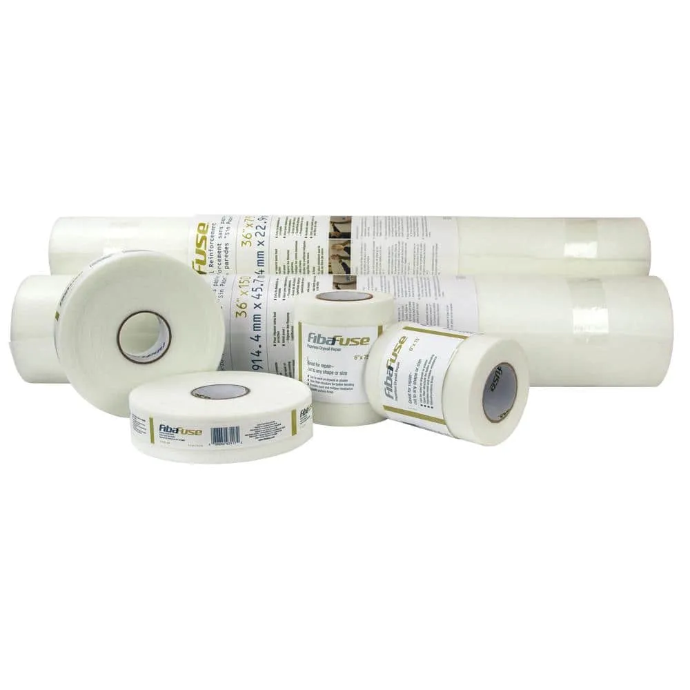 Saint-Gobain ADFORS FibaFuse 6 in. x 75 ft. Paperless Drywall and Plaster Repair Fabric, photo 5 of 7